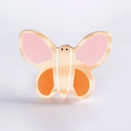 Handcrafted Pine Wood Butterfly Knob